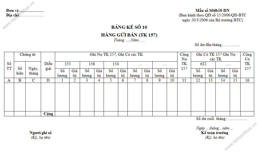 Mẫu số S04b10-DN, mau so S04b10-DN