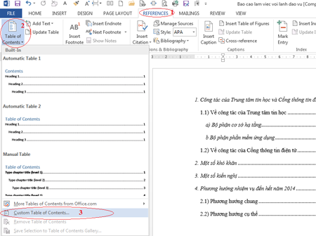 học word excel cơ bản
